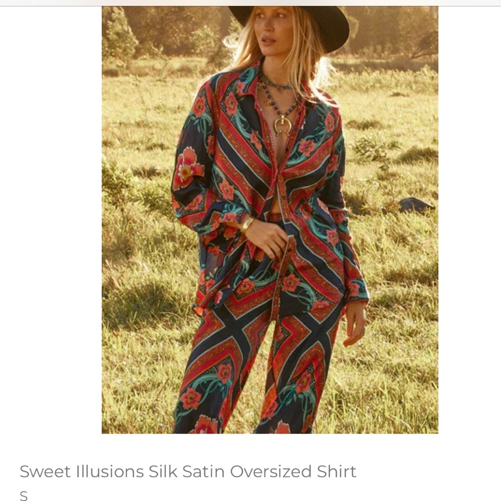 Chasing Unicorns Sweet Illusions Set NWT Top Small and Pants Medium